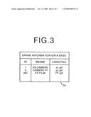 METHOD OF AND SYSTEM FOR RECEIVING ORDERS FOR PRINTS, AND COMPUTER PROGRAM FOR USE IN THE METHOD AND SYSTEM diagram and image