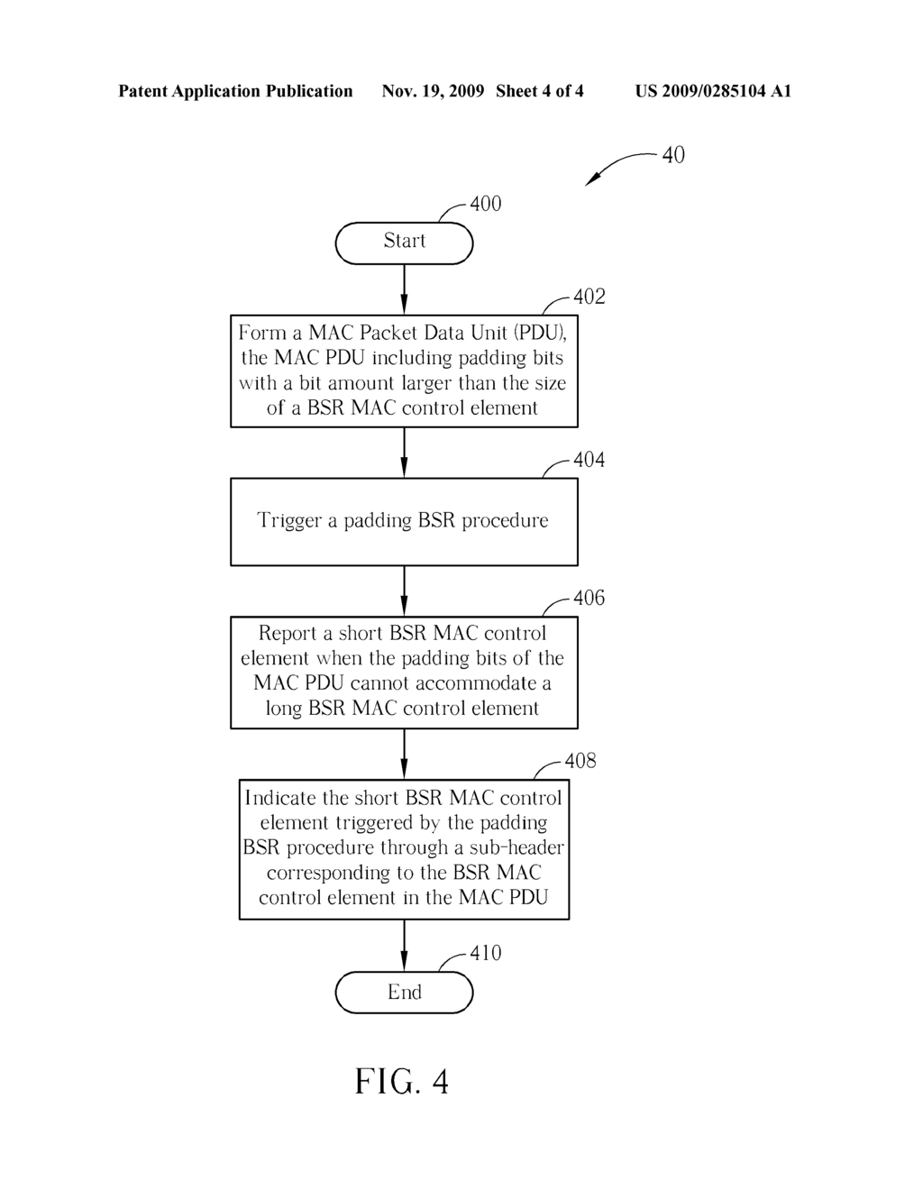 Method and Apparatus for Performing Buffer Status Reporting - diagram, schematic, and image 05