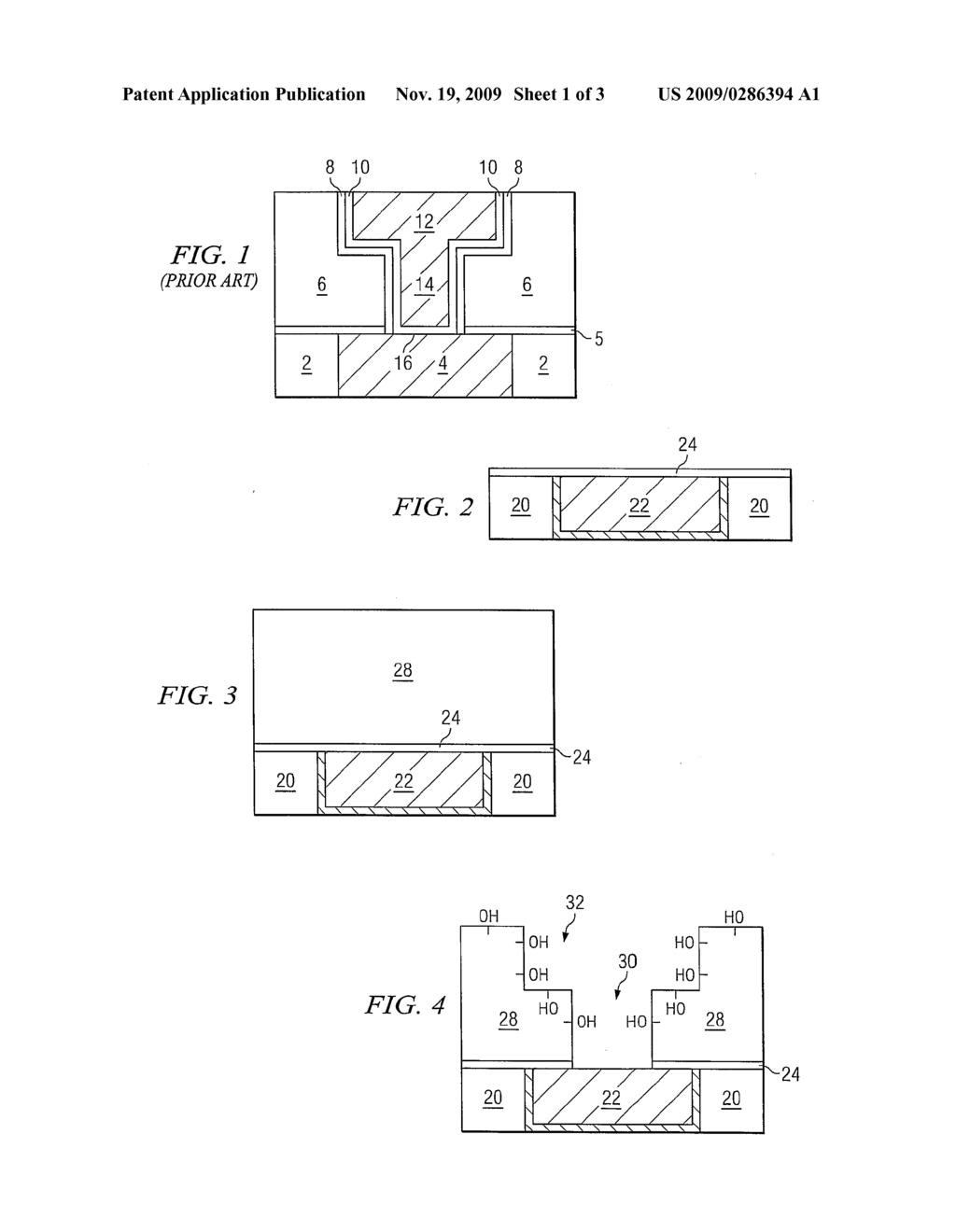 Method for Forming Self-Assembled Mono-Layer Liner for Cu/Porous Low-k Interconnections - diagram, schematic, and image 02