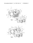 MULTICONTACT CONNECTOR WITH AN INCORPORATED ROTARY LOCKING PART diagram and image