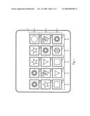 Magnified symbol feature for gaming devices diagram and image