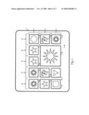 Magnified symbol feature for gaming devices diagram and image