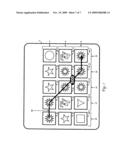 Magnified symbol feature for gaming devices diagram and image