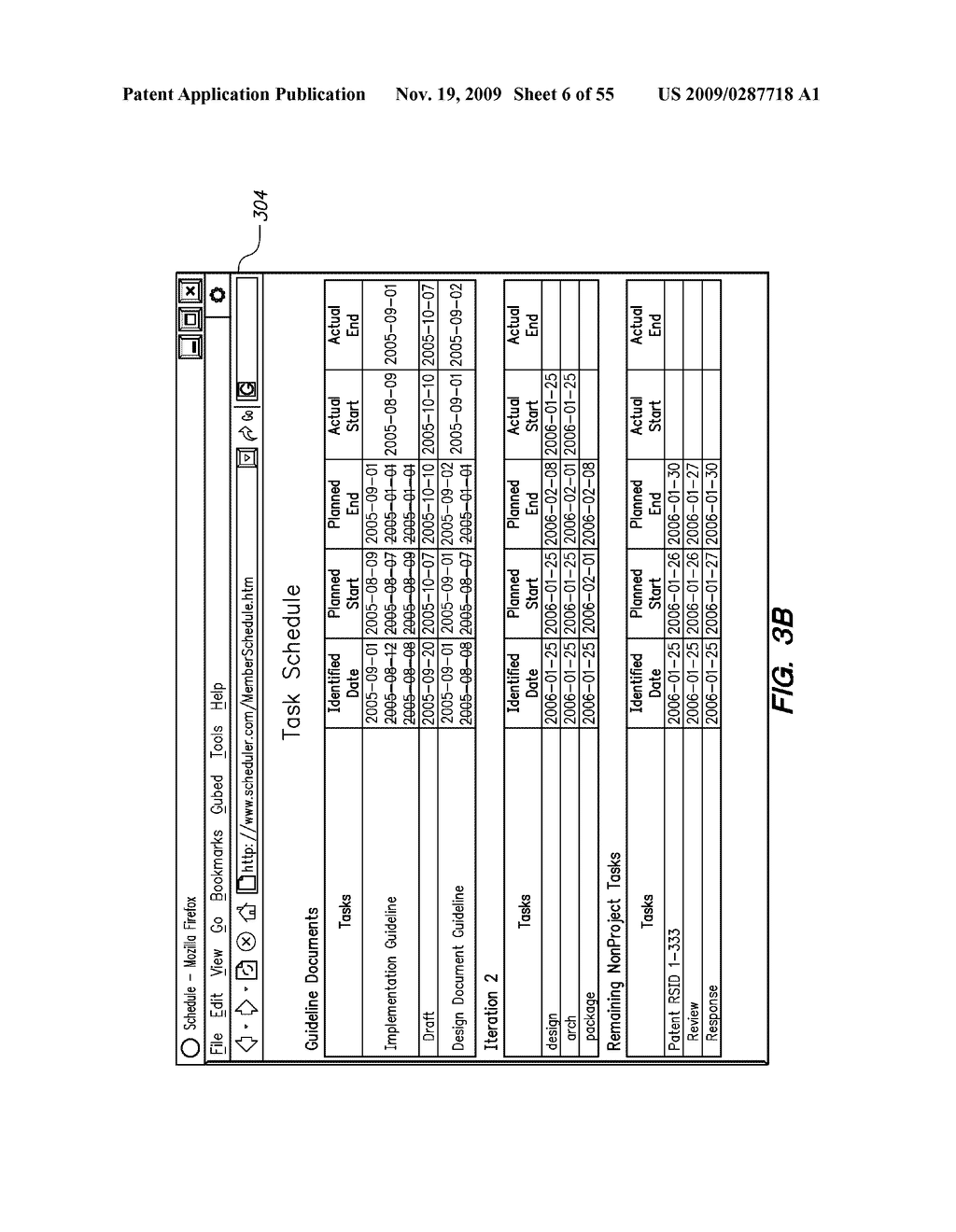 Managing Project Schedule Data Using Separate Current And Historical Task Schedule Data And Revision Numbers - diagram, schematic, and image 07