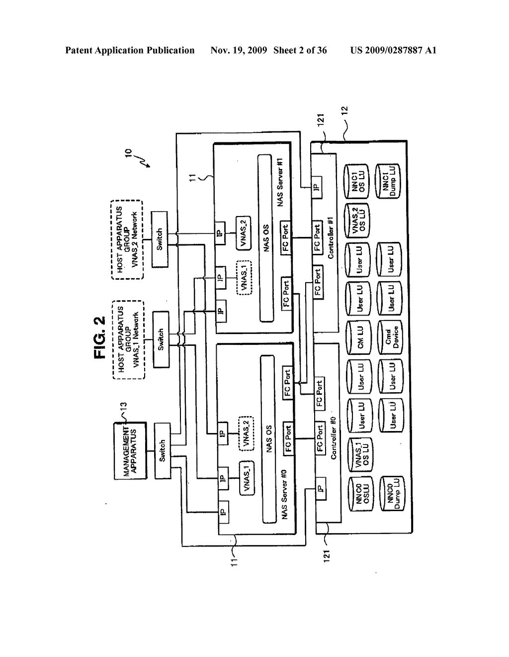 Storage system and method of managing a storage system using a management apparatus - diagram, schematic, and image 03
