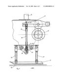 Hold-Down Device for Plate Shears diagram and image