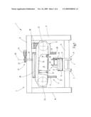 METAL CUTTING BAND SAW WITH SUSPENDED SAW FRAME diagram and image