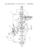 LABELING MACHINE WITH A LABEL PRESSING DEVICE diagram and image