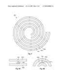 CURVILINEAR WIRING STRUCTURE TO REDUCE AREAS OF HIGH FIELD DENSITY IN AN INTEGRATED CIRCUIT diagram and image