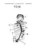 Safety belt system for a motor vehicle diagram and image