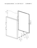 PORTABLE ELECTRONIC DEVICE WITH A REPLACEABLE ANTENNA MODULE diagram and image