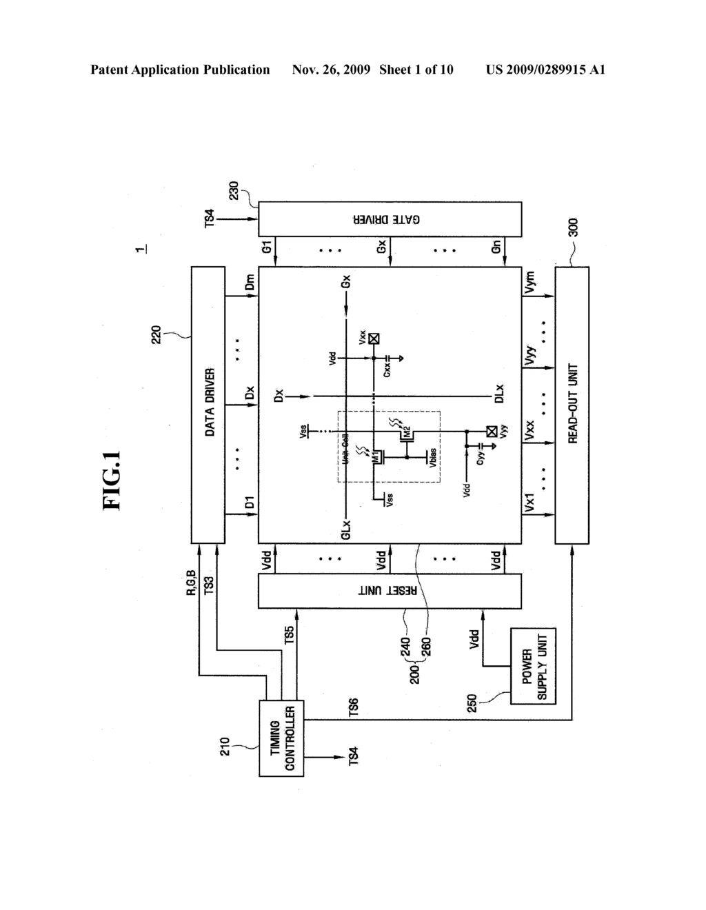 DISPLAY DEVICE WITH OPTICAL SENSORS - diagram, schematic, and image 02