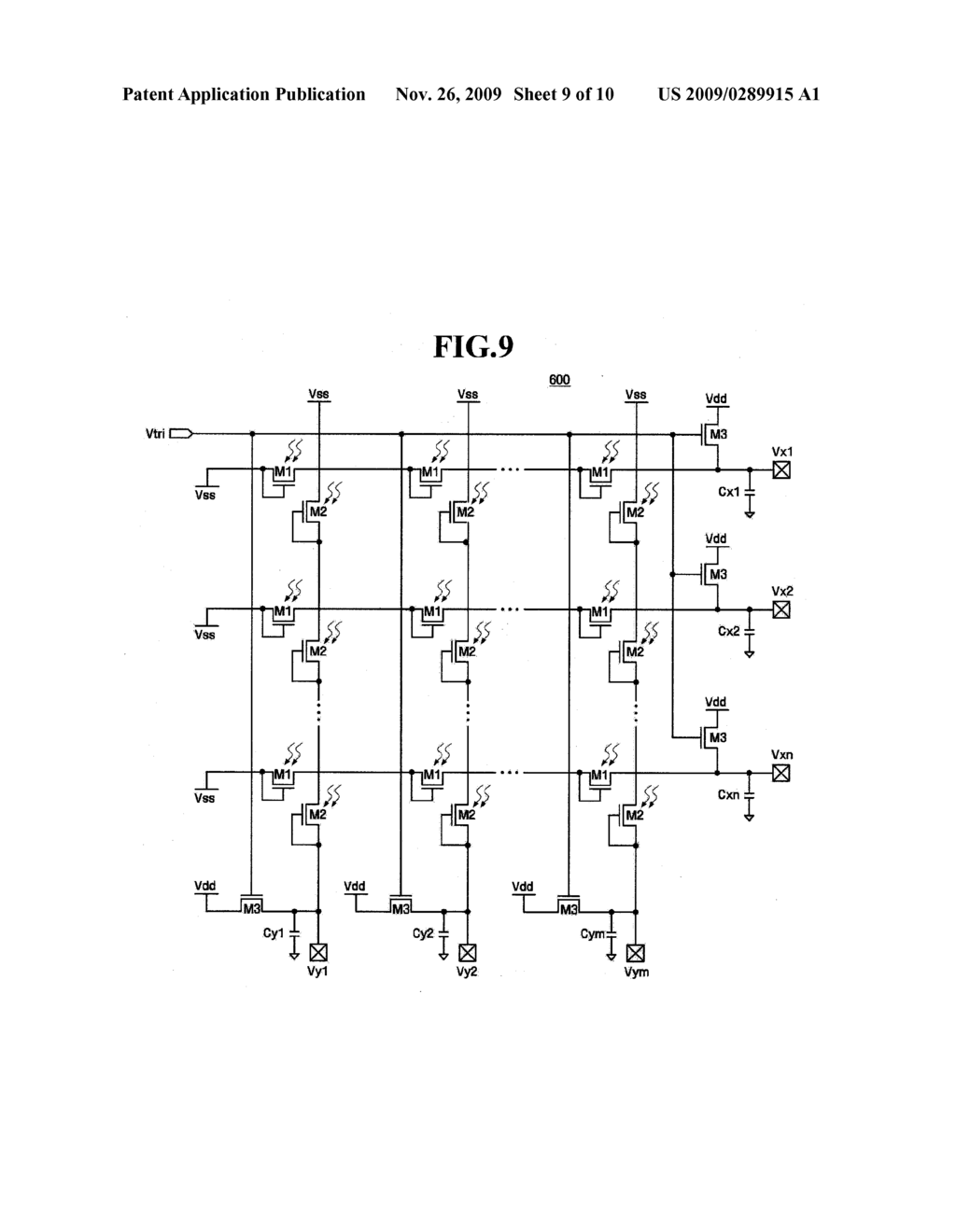 DISPLAY DEVICE WITH OPTICAL SENSORS - diagram, schematic, and image 10