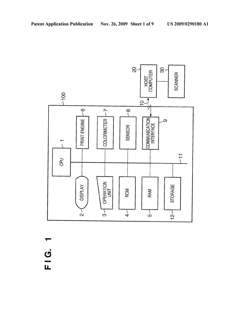 PRINTING SYSTEM, PRINTING APPARATUS, COMPUTER-READABLE STORAGE MEDIUM, AND CALIBRATION METHOD - diagram, schematic, and image 02