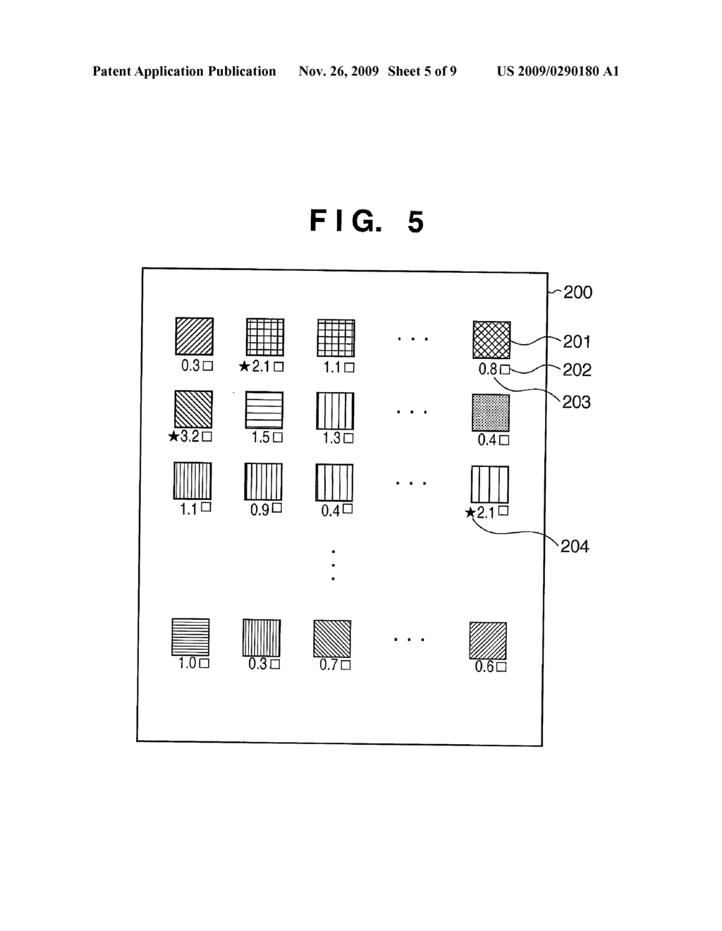 PRINTING SYSTEM, PRINTING APPARATUS, COMPUTER-READABLE STORAGE MEDIUM, AND CALIBRATION METHOD - diagram, schematic, and image 06