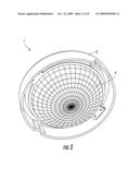 Non-Glare Reflective LED Lighting Apparatus with Heat Sink Mounting diagram and image