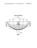 Non-Glare Reflective LED Lighting Apparatus with Heat Sink Mounting diagram and image