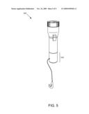 CONTAINER WITH INTEGRALLY FORMED RECOIL DEVICE diagram and image