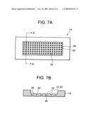 Method of manufacturing a semiconductor device and molding die diagram and image