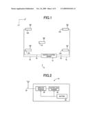 Mobile station position locating system diagram and image