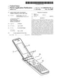 HINGE STRUCTURE AND FOLDING MOBILE TERMINAL USING THE SAME diagram and image