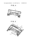 HINGE STRUCTURE AND FOLDING MOBILE TERMINAL USING THE SAME diagram and image