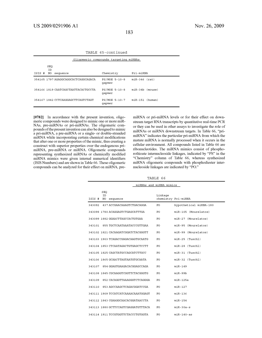 Oligomeric Compounds And Compositions For Use In Modulation Of Small Non-Coding RNAs - diagram, schematic, and image 185