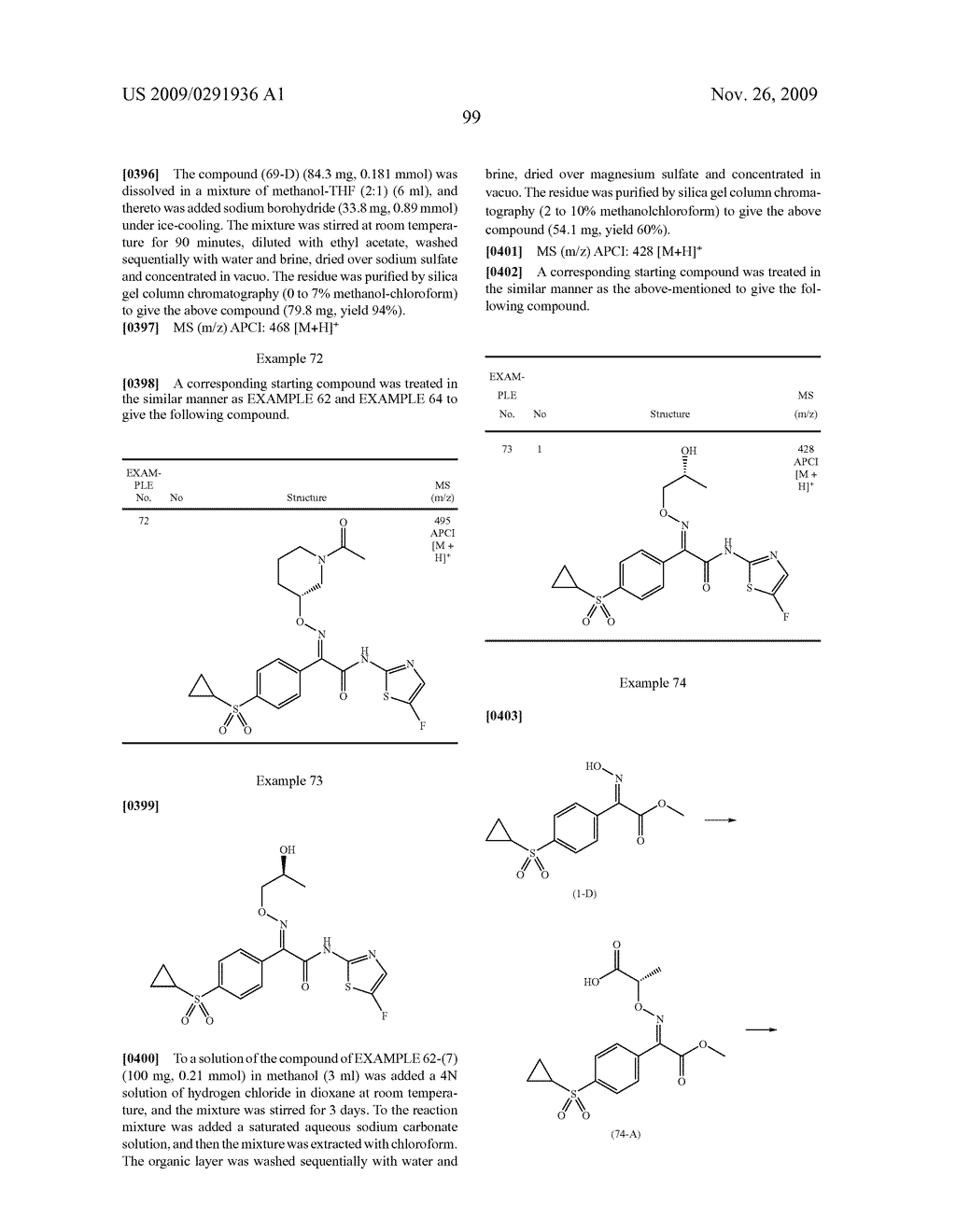 OXIME DERIVATIVE AND PREPARATIONS THEREOF - diagram, schematic, and image 100