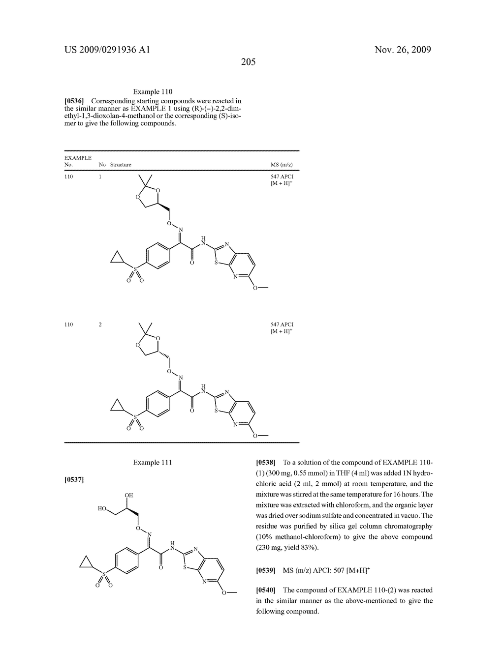 OXIME DERIVATIVE AND PREPARATIONS THEREOF - diagram, schematic, and image 206