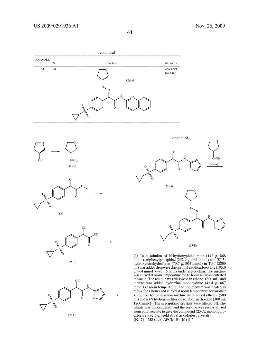 OXIME DERIVATIVE AND PREPARATIONS THEREOF - diagram, schematic, and image 65