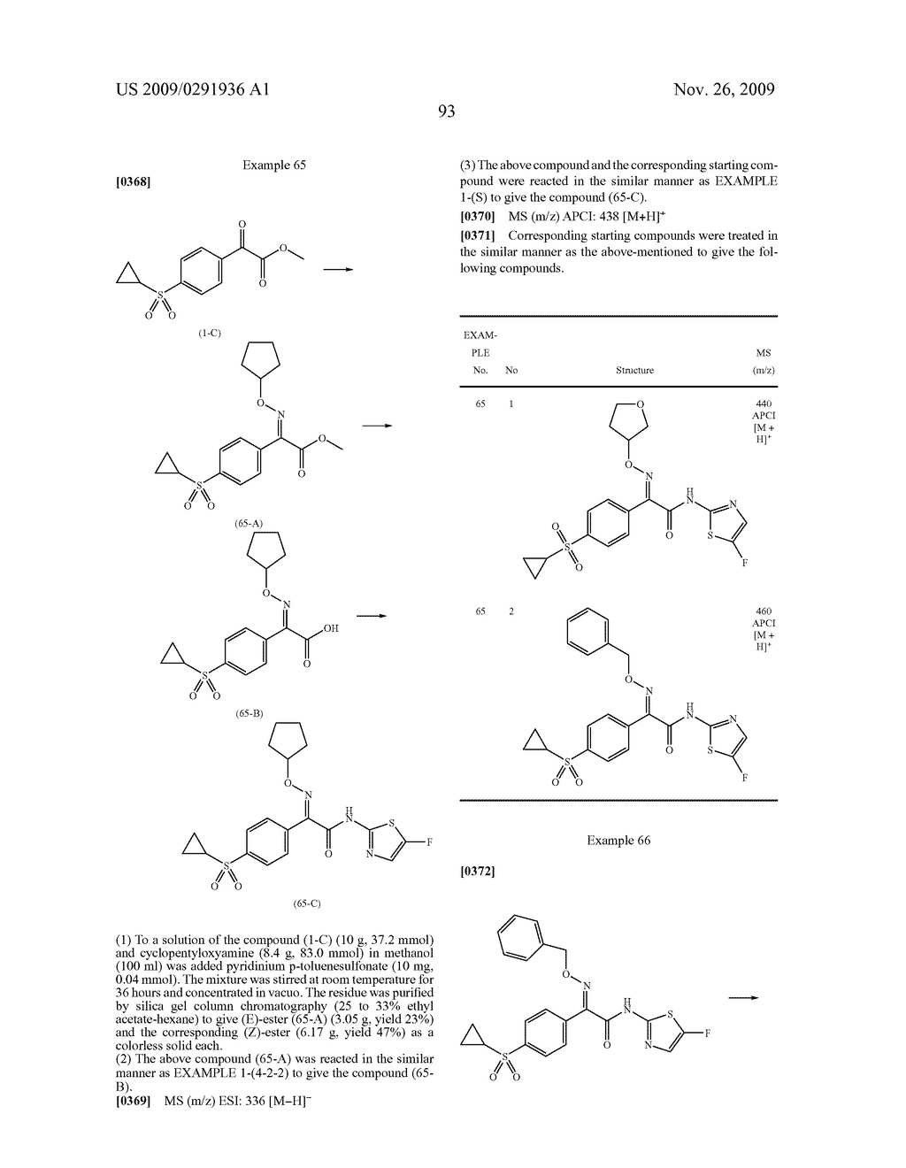 OXIME DERIVATIVE AND PREPARATIONS THEREOF - diagram, schematic, and image 94