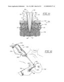 Method and apparatus for positioning a tissue recovery instrument in confronting adjacency with a target tissue volume diagram and image