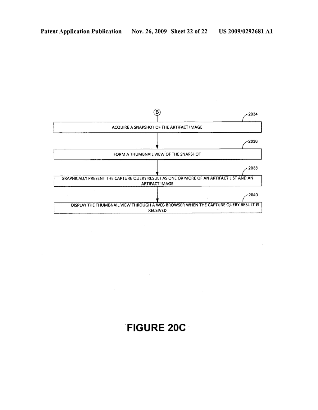 PRESENTATION OF AN EXTRACTED ARTIFACT BASED ON AN INDEXING TECHNIQUE - diagram, schematic, and image 23