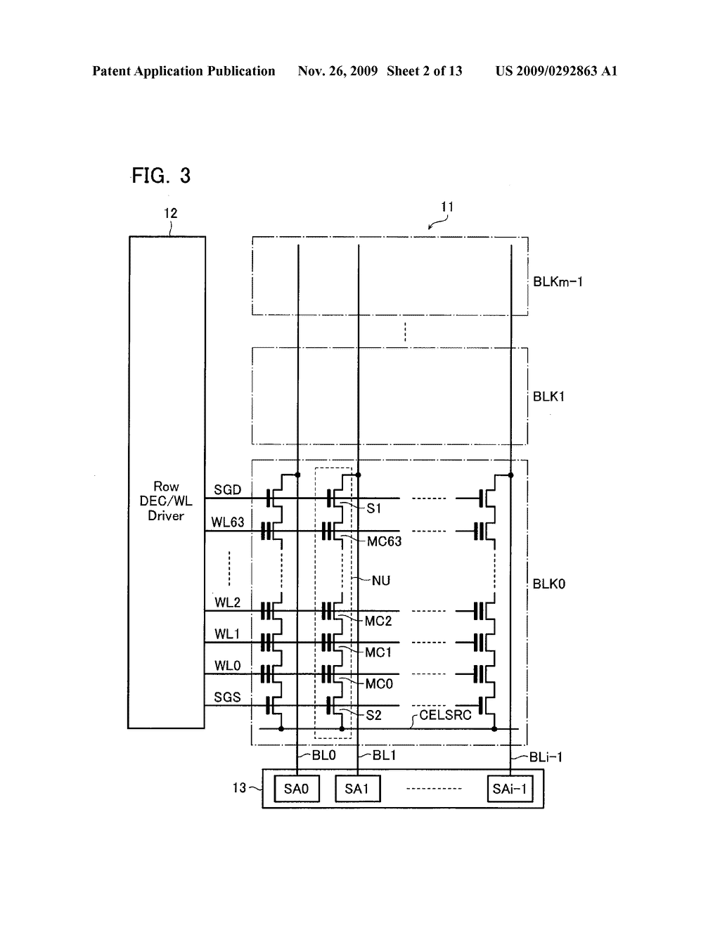 MEMORY SYSTEM WITH A SEMICONDUCTOR MEMORY DEVICE - diagram, schematic, and image 03