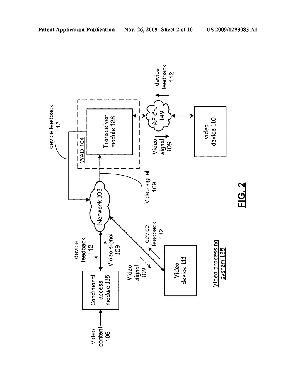 VIDEO PROCESSING SYSTEM WITH CONDITIONAL ACCESS MODULE AND METHODS FOR USE THEREWITH - diagram, schematic, and image 03