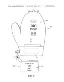 Oven mitt with sound, light & video diagram and image