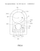 HINGE STRUCTURE WITH A FLEXIBLE LOCKING ASSEMBLY diagram and image