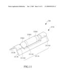 HINGE STRUCTURE WITH A FLEXIBLE LOCKING ASSEMBLY diagram and image