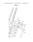 HINGE DEVICE, METHOD OF REDIRECTING LOAD APPLIED TO HINGE DEVICE, AND MOBILE TERMINAL APPARATUS diagram and image