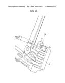 HINGE DEVICE, METHOD OF REDIRECTING LOAD APPLIED TO HINGE DEVICE, AND MOBILE TERMINAL APPARATUS diagram and image