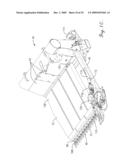 ADJUSTABLE CUTTERBAR TRAVEL RANGE FOR A FLEXIBLE CUTTERBAR HEADER diagram and image