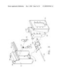 ELECTRONIC LOCK BOX WITH MECHANISM IMMOBILIZER FEATURES diagram and image