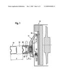 FASTENING DEVICE FOR A HEAT EXCHANGER UNIT AND VEHICLE EQUIPPED WITH A HEAT EXCHANGER UNIT diagram and image