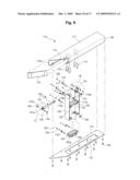 STEP APPARATUS FOR HEAVY CONSTRUCTION EQUIPMENT AND TREE HARVESTER HAVING LEVELING SYSTEM diagram and image