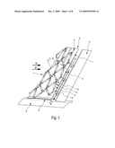 Framework wing box for a wing diagram and image