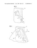 Fastening Device for an Aircraft Interior Equipment Component diagram and image