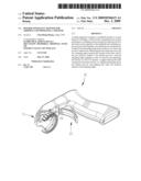 Holder apparatus adapted for gripping and operating a sprayer diagram and image