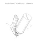 Holder apparatus adapted for gripping and operating a sprayer diagram and image