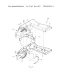 Holder apparatus adapted for gripping and operating a sprayer diagram and image