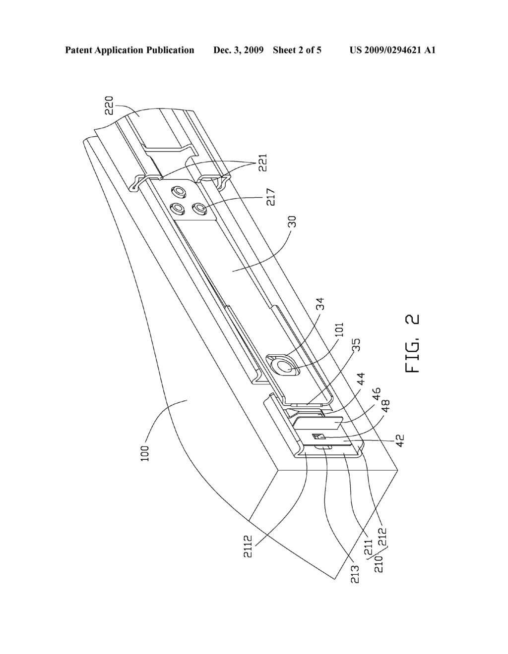 SLIDE RAIL ASSEMBLY - diagram, schematic, and image 03